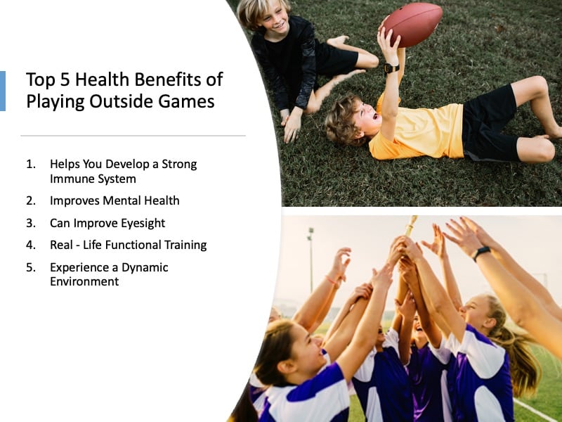 Health Benefits of Playing Outside Games