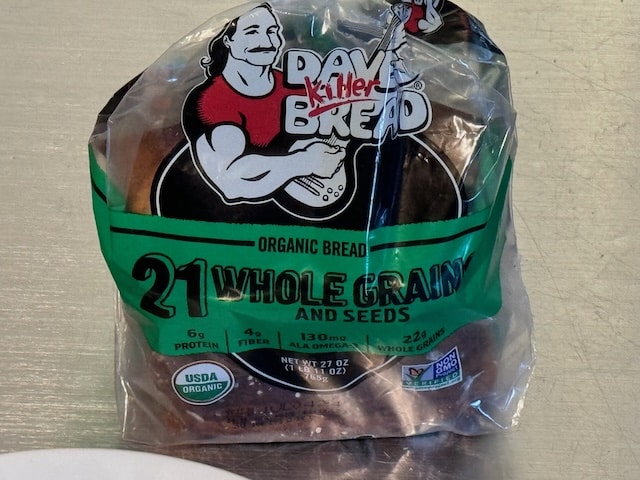 one loaf of dave's killer bread 21 whole grains and seeds thin sliced