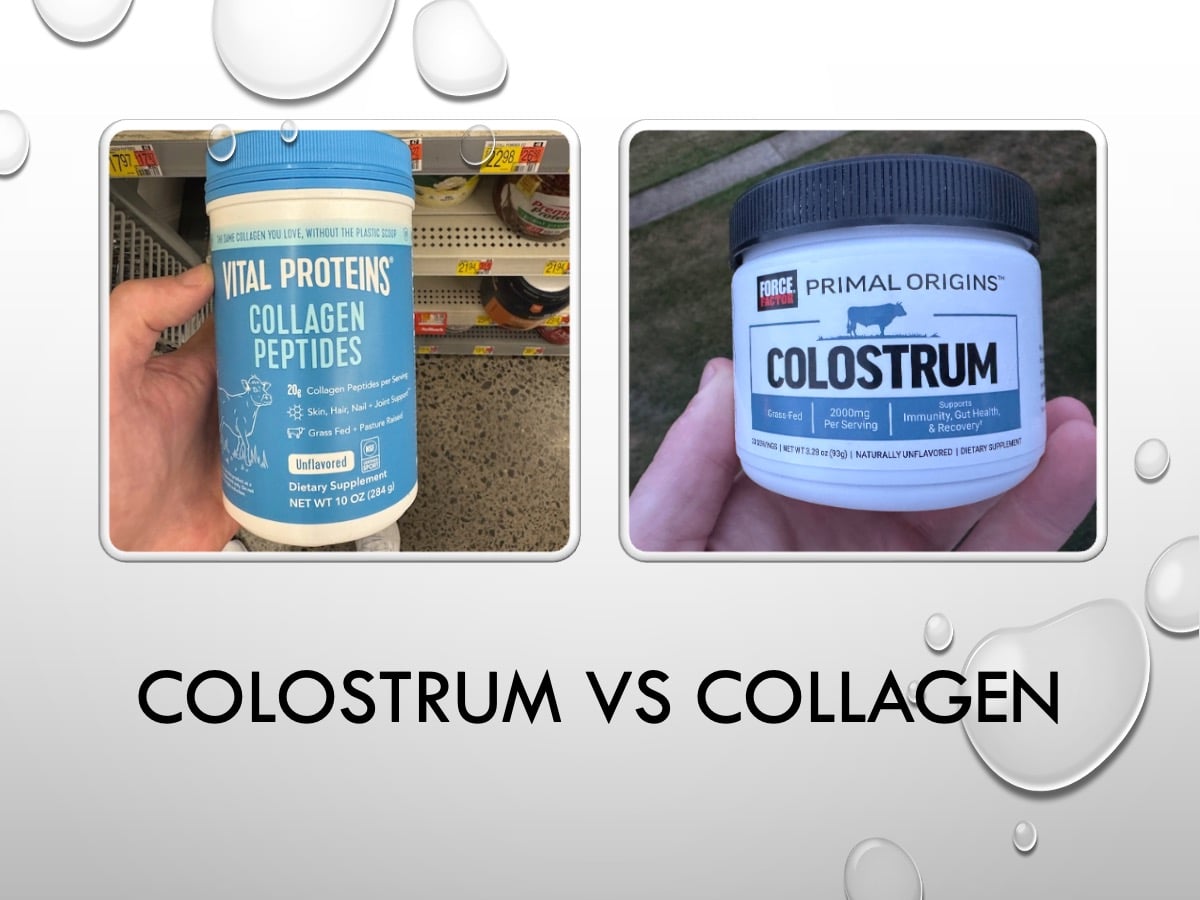 colostrum vs collagen supplements