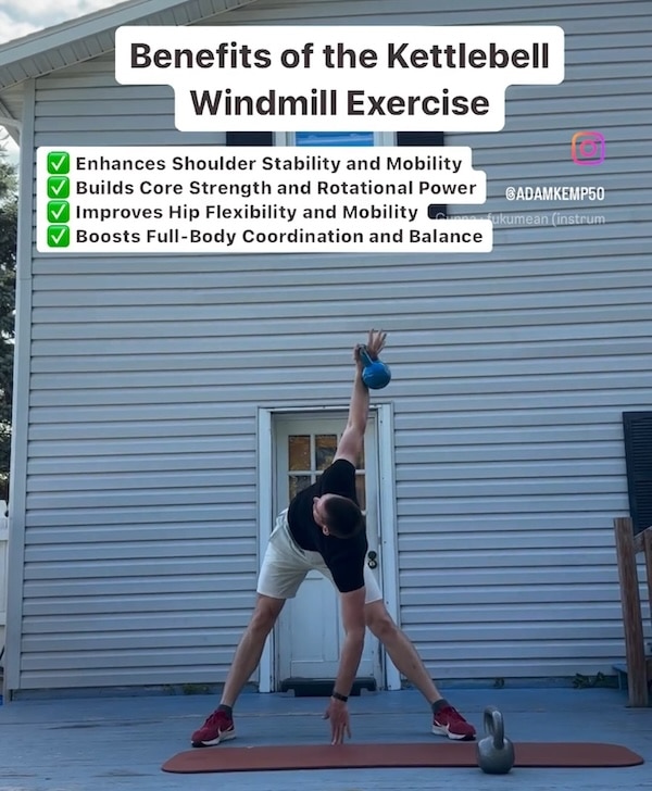 Kettlebell Windmill Exercise: Benefits, Muscles Used & How to Guide