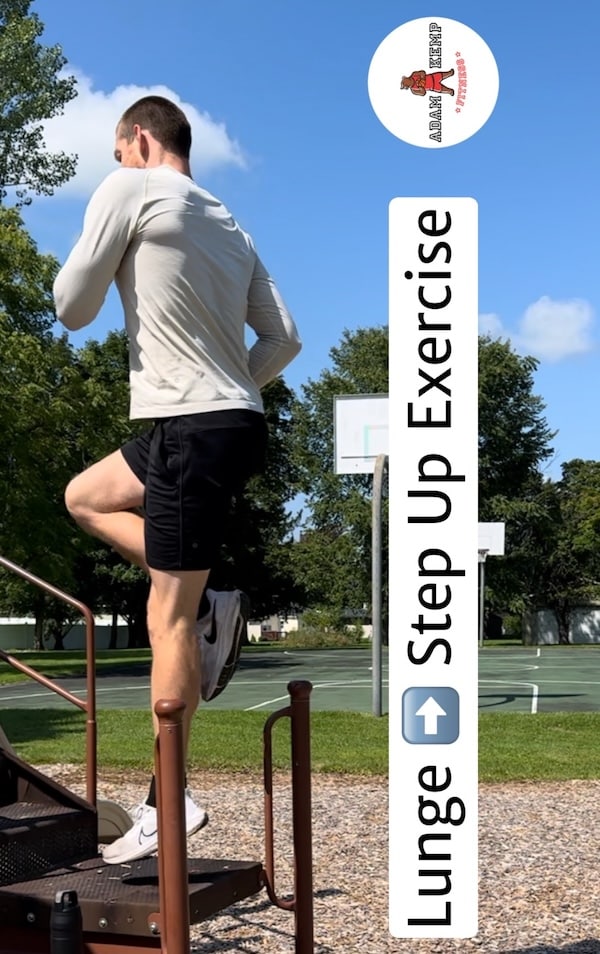 Lunge-Step Up Exercise: Build Strength, Stability, and Power