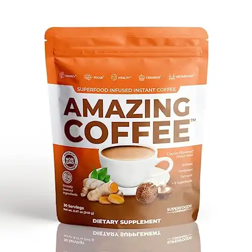 Superfoods Company Amazing Coffee | Superfood Coffee Replacement with 12 Natural Superfoods