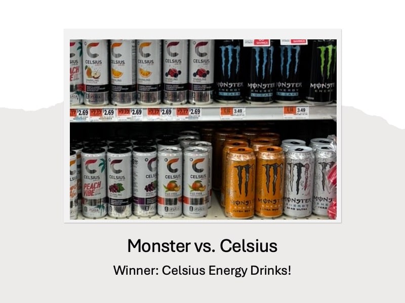 Monster vs Celsius Drinks