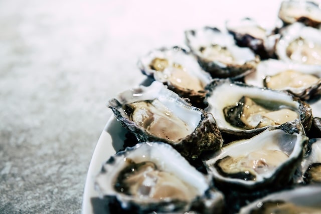 a picture of oysters, which are one of the best zinc food sources