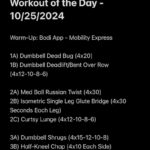 10-25-2024 Workout of the Day