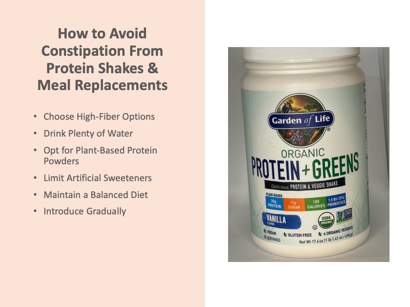 How to Avoid Constipation from Protein Shakes