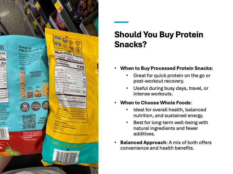 Should You Buy Protein Snacks