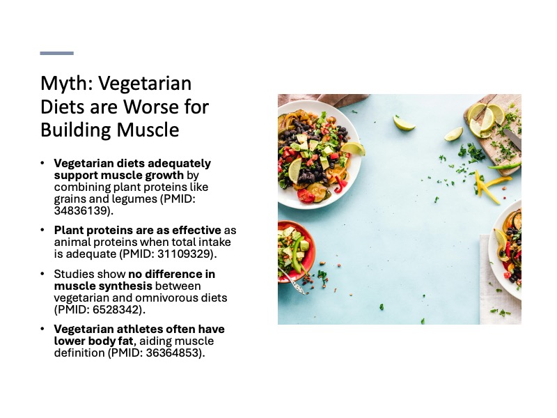 can you build muscle on a vegetarian diet